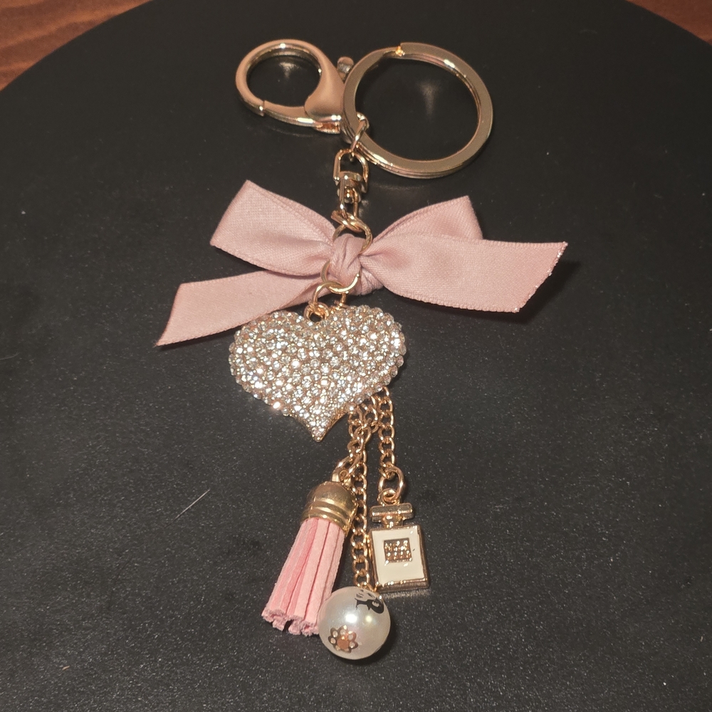 Bag Charm/Key Chain with Fun Charm - Picture 1 of 5